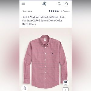 Brooks Brothers Stretch Madison Sport Shirt (Large, New W/O Tags)
